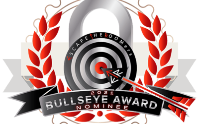 Thank You for Your Nomination for ESCAPETHEROOMers’ Bullseye 2021 Awards